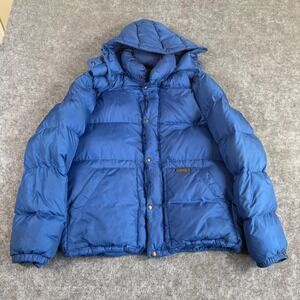 Vintage Polo Ralph Lauren Down Puffer Jacket Size M Mens Detachable Hood Coat